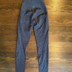 BY/Pure Barre Spacedye Leggings - Grey logo